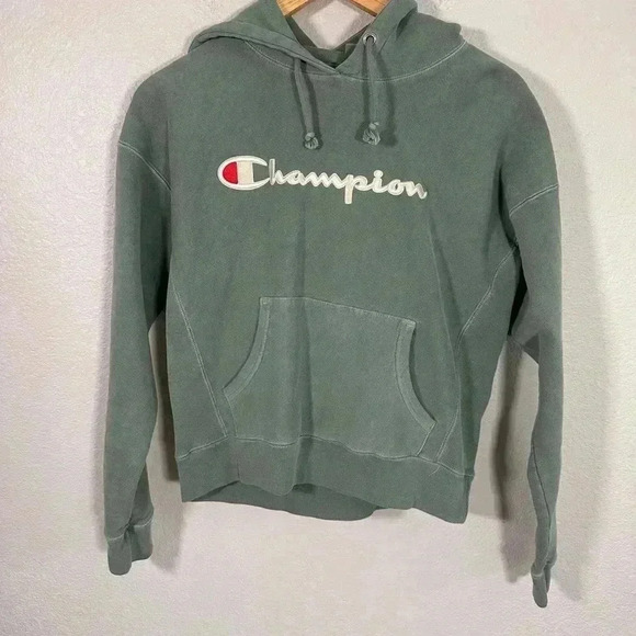 Champion Green Hoodie - Picture 1 of 4